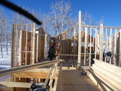 Ridgway - Executive - Interior Construction of 2nd Floor Frame