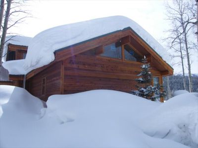Crested Butte - View - Side View with Deep Snow