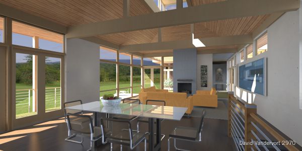 David Vandervort Arch. - Design 2970 - Interior Dining Area