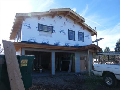Ridgway - Big View - Construction of Garage and Second Floor from Driveway