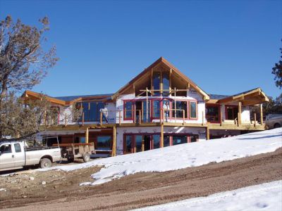 Ridgway - Custom - Construction of Exterior View of Back