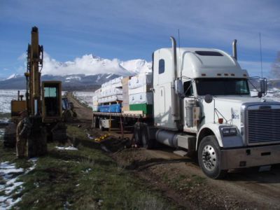 Telluride - Alpine - Truck Delivering Building Materials