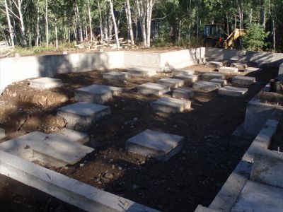 Crested Butte - View - Foundation In Progress