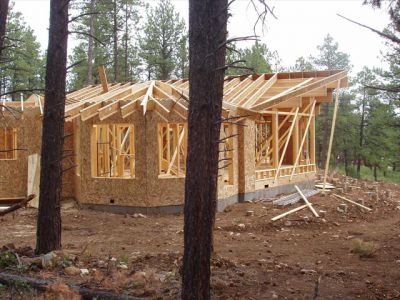 Durango - Classic - Side View of Construction Through Trees