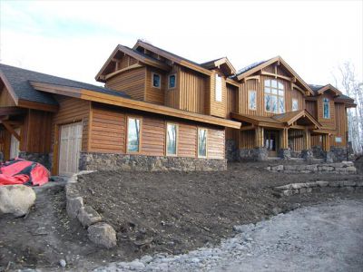 Ridgway - Executive - Construction of Front Exterior from Driveway