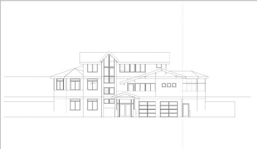 Crested Butte Ski Home - White Rendering Front