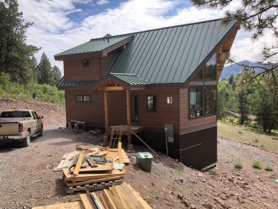 Ridgway, CO - Chalet - Construction of Main Entry