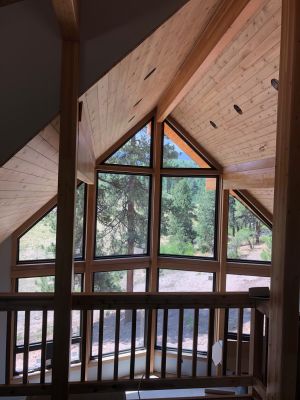 Ridgway, CO - Chalet - Completed Home - View from 2nd Floor Loft