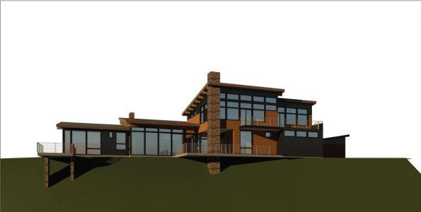 Salida - Executive - Waterfront Color Rendering River Side - Main Deck