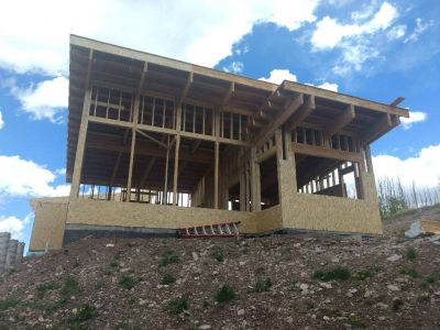 Telluride - Big View - Exterior Construction View of Window Framing