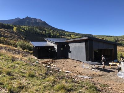 Telluride - Big View - Construction of Home View from Driveway